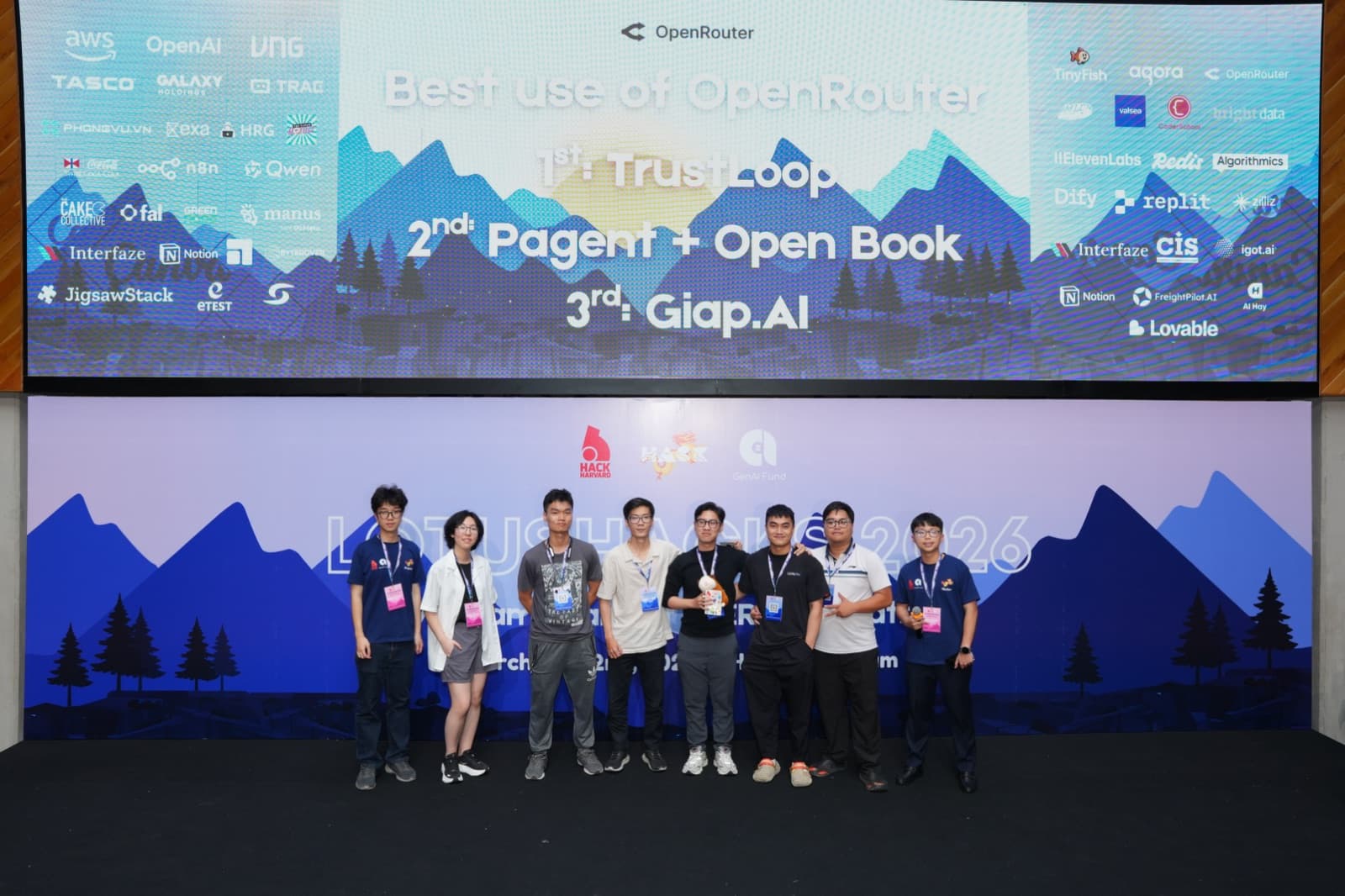 LotusHacks — award presentation